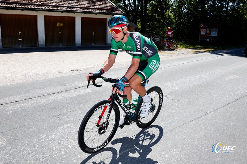 European Championships Munich 2022 - 2022 UEC Road Elite European Championships - Men's Road Race - 14/08/2022 - Ryan Mullen (IRL) - photo Luca Bettini/UEC/SprintCyclingAgency?2022